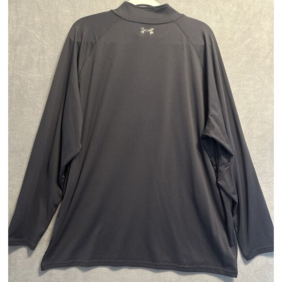 Under Armour 1/4 Zip Pullover Golf Heatgear Loose Fit Mens Size XXXL 3XL Black - Picture 2 of 6